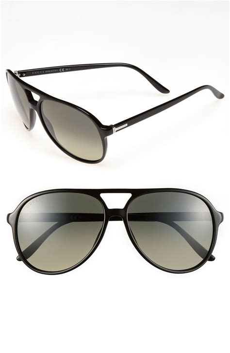 gucci 59mm rainboww aviator sunglasses|gucci foldable aviator sunglasses.